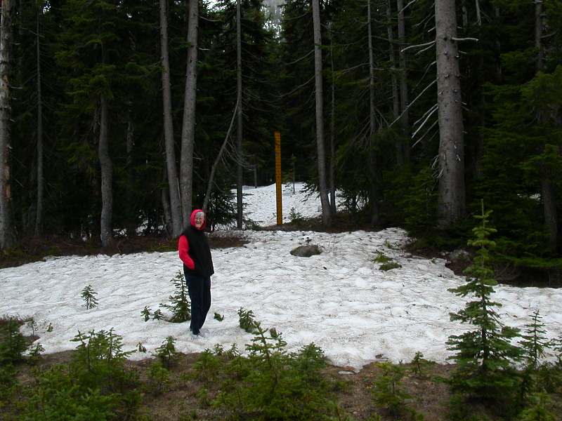 Judy at Washington Pass