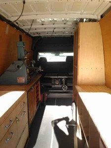 View Inside Van